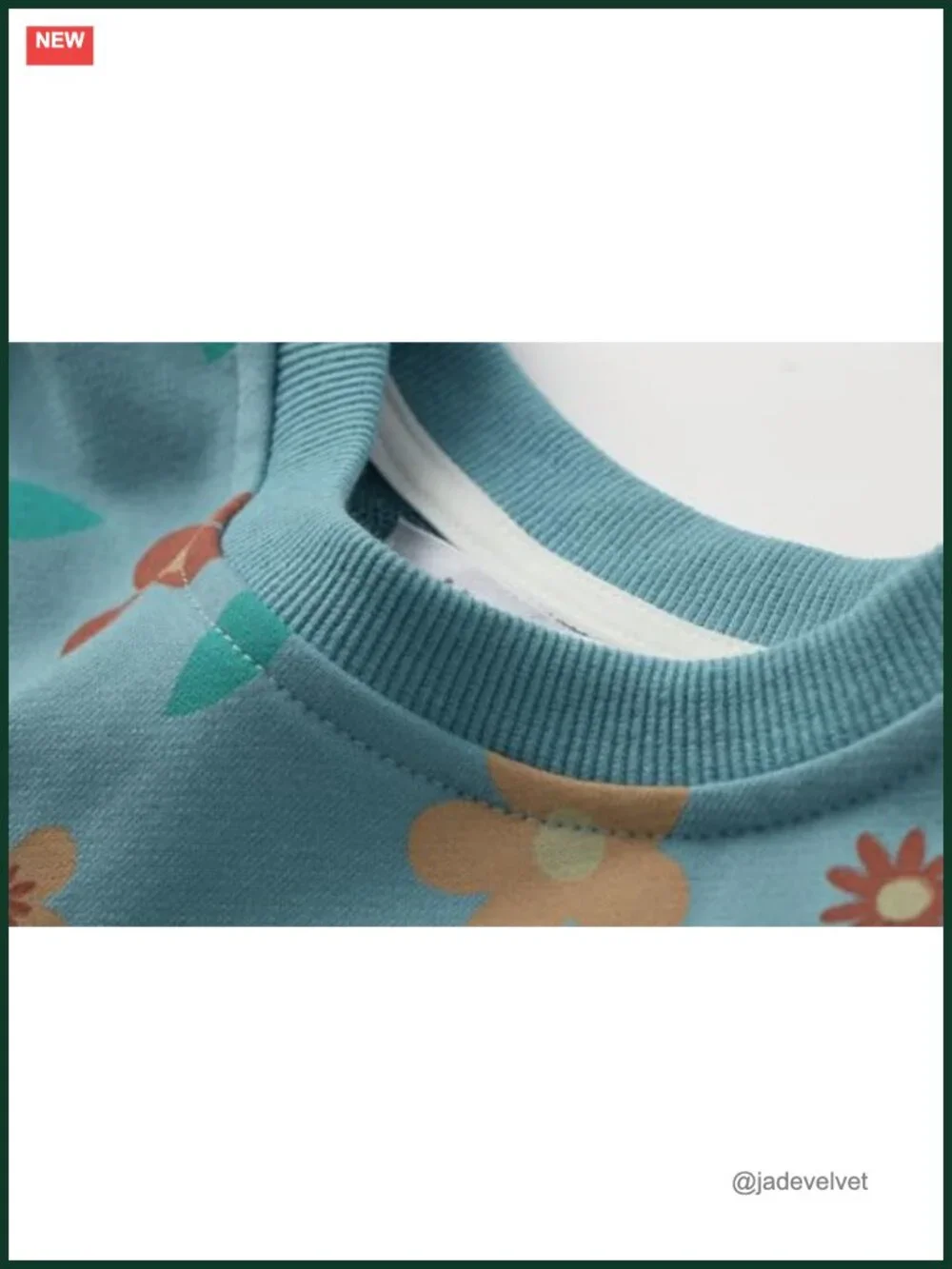 Little Girls Cotton Crewneck Sweatshirt Sunflower